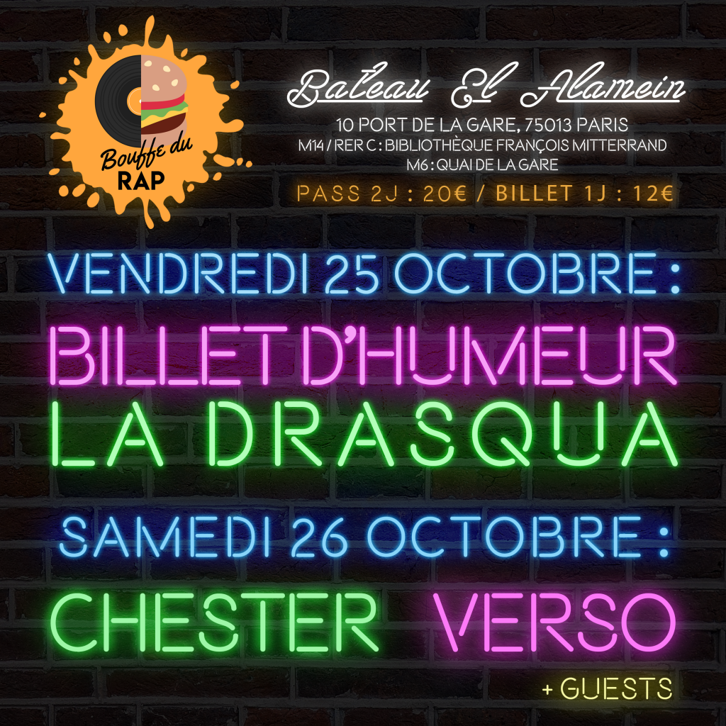 BDR #2 - Verso / La Drasqua / Chester / Billet d'Humeur