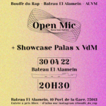 Open Mic + Showcase Palas x VdM
